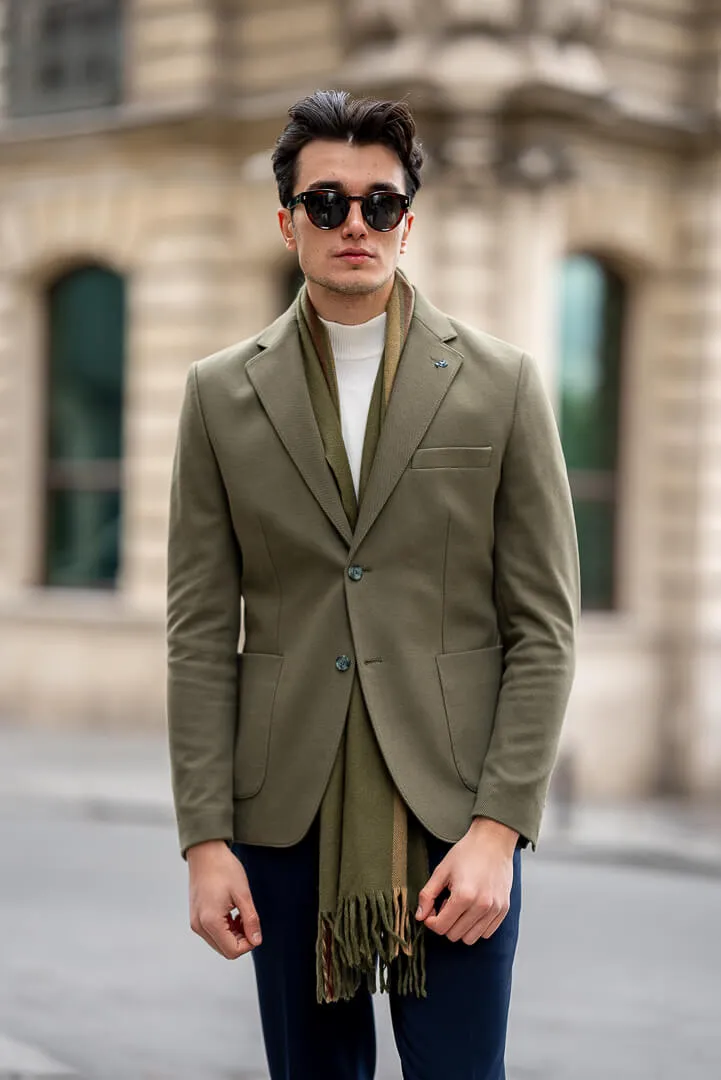 Khaki Tailored Men's Jacket