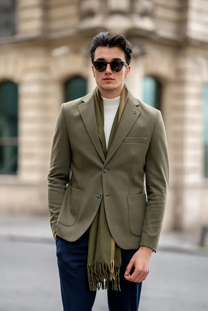 Khaki Tailored Men's Jacket