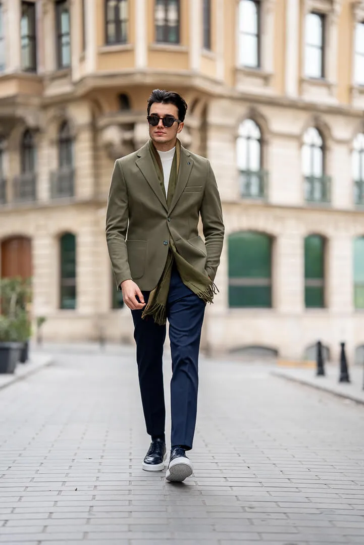 Khaki Tailored Men's Jacket