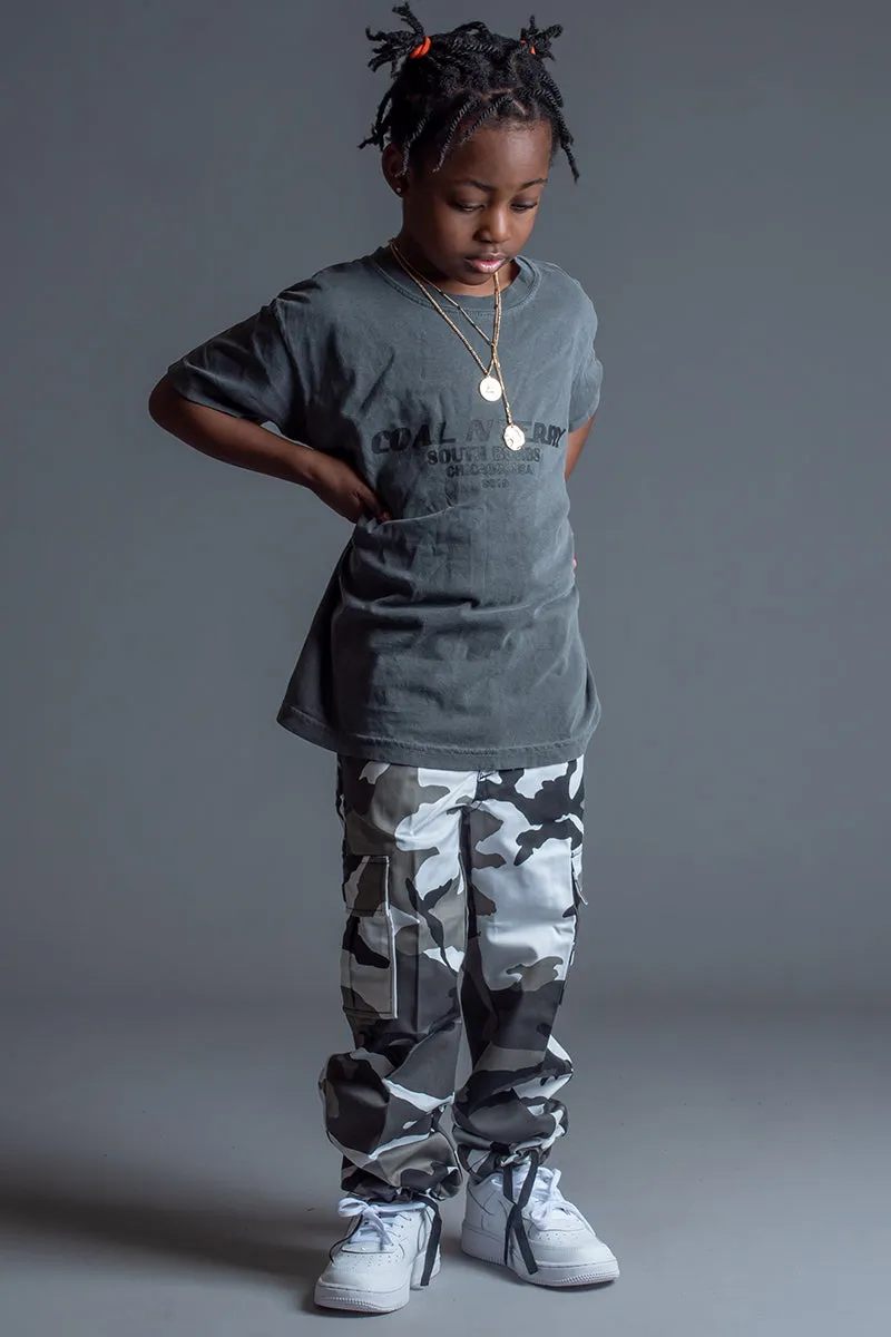 KIDS CNT COMBAT PANT - ICY CAMO