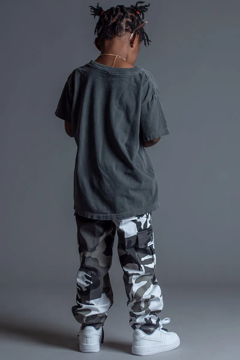 KIDS CNT COMBAT PANT - ICY CAMO