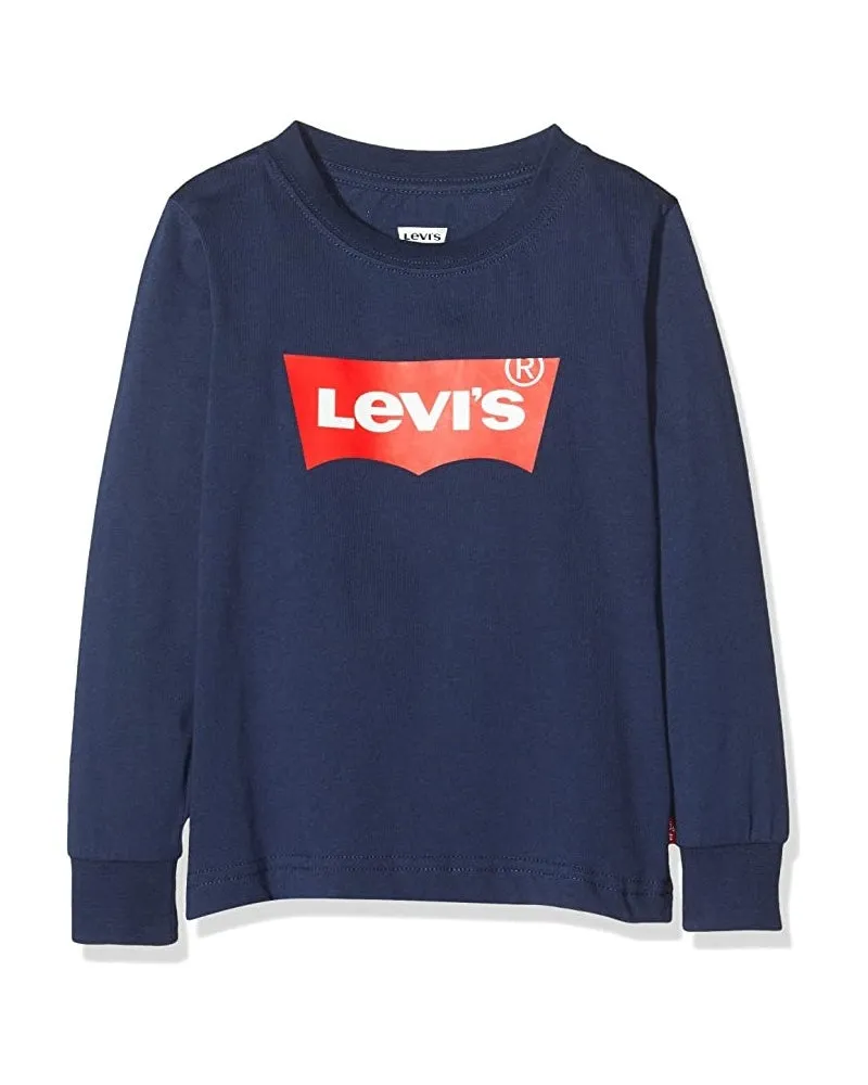 Levi's Kids T-shirt manica lunga da ragazzo Batwing 8E8646 9E8646 C8D dress blue