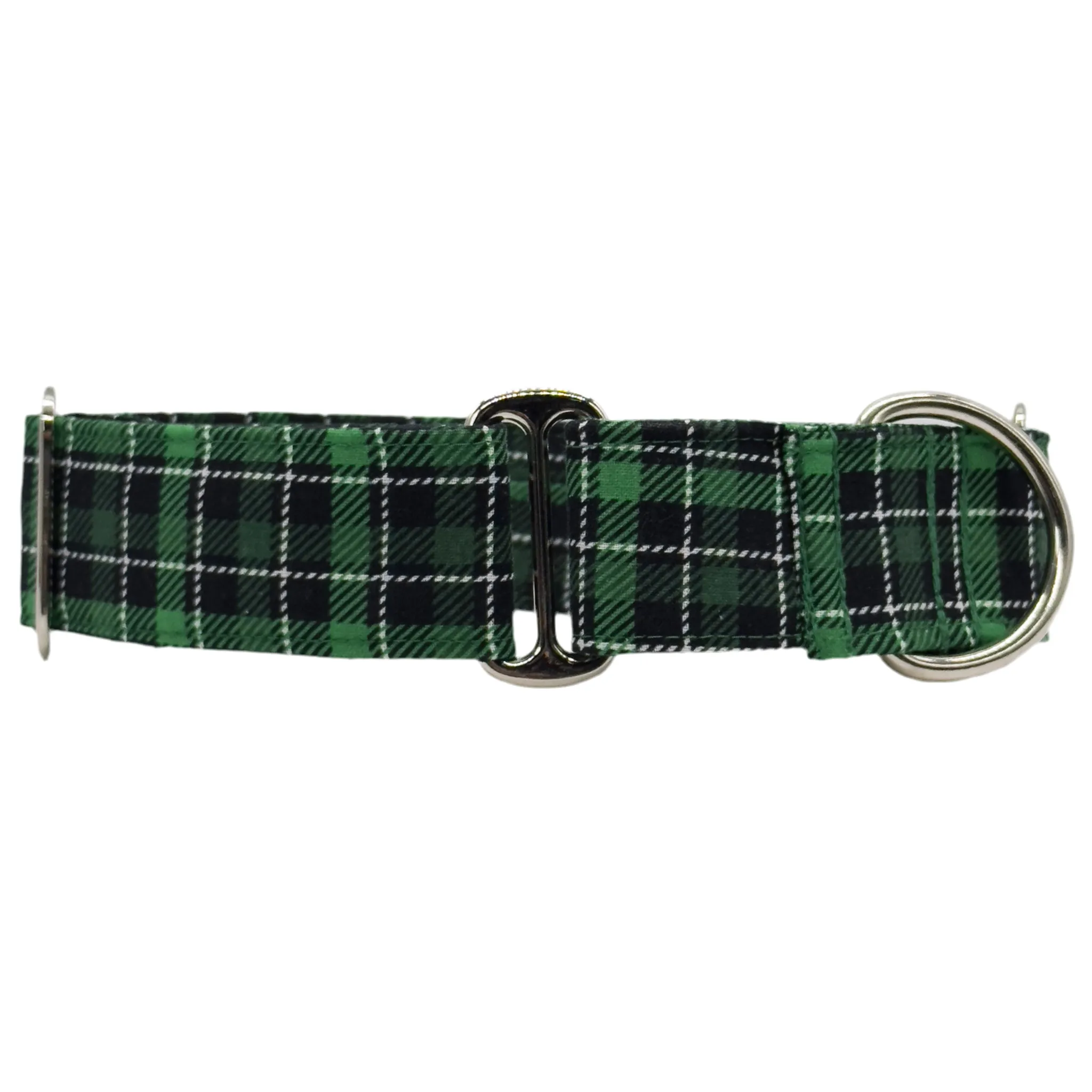 Martingale Collar - Emerald Enchantment Plaid