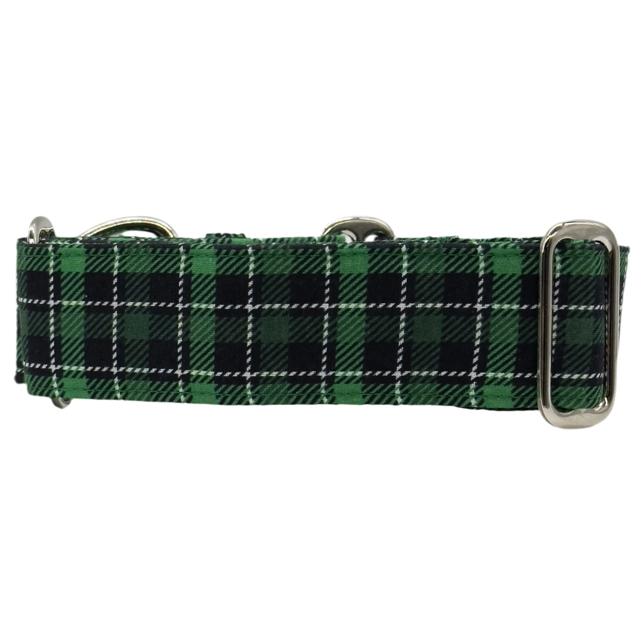 Martingale Collar - Emerald Enchantment Plaid