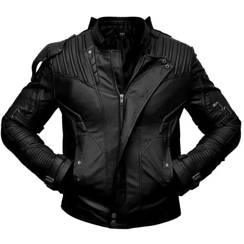 Men Designer Leather Jacket Star Lord