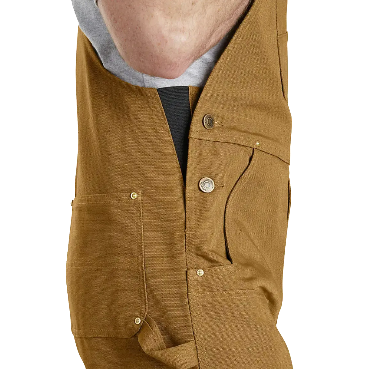 Men's Relaxed Fit Duck Bib 32" Overall