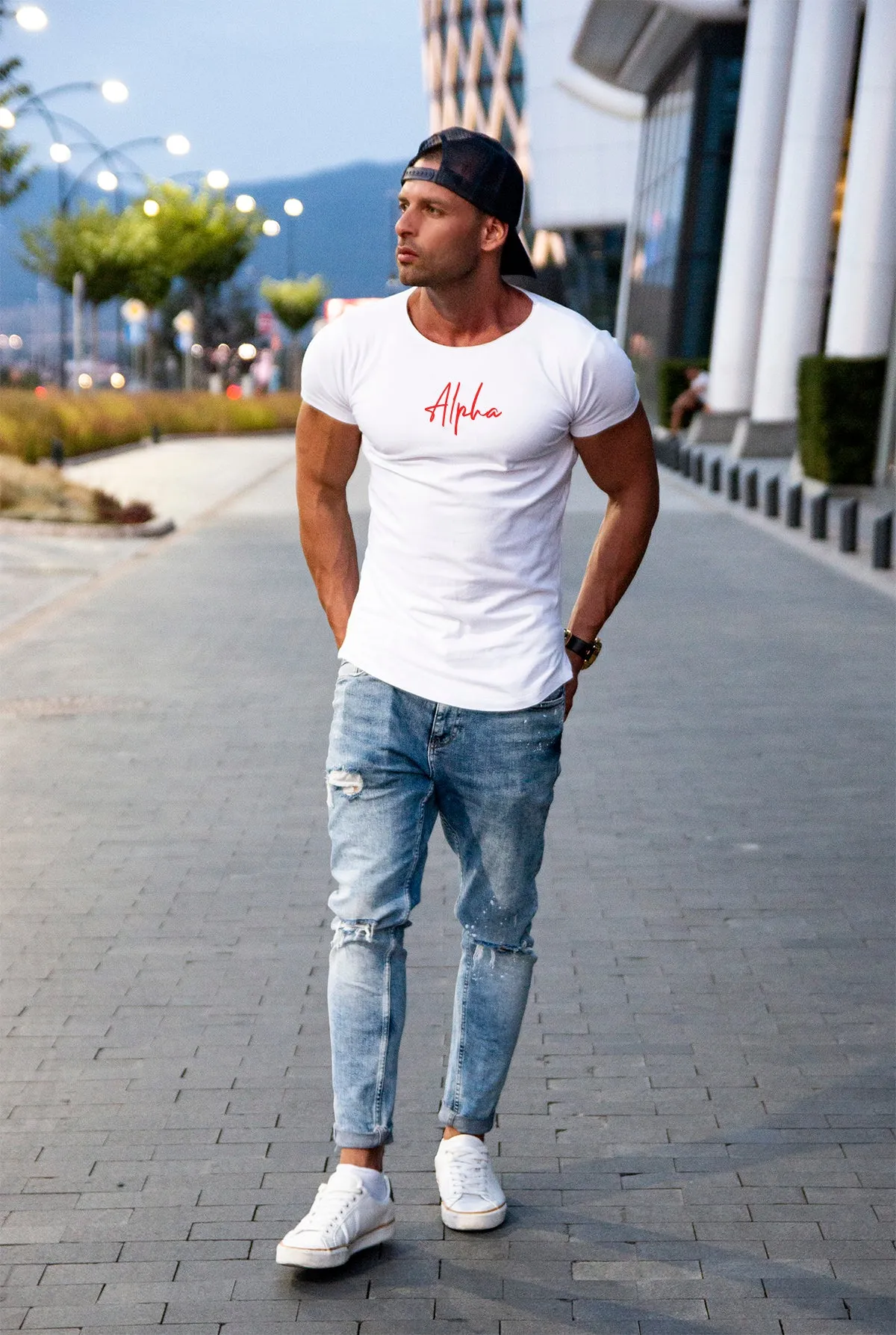 Mens T-shirt "Alpha" MD948