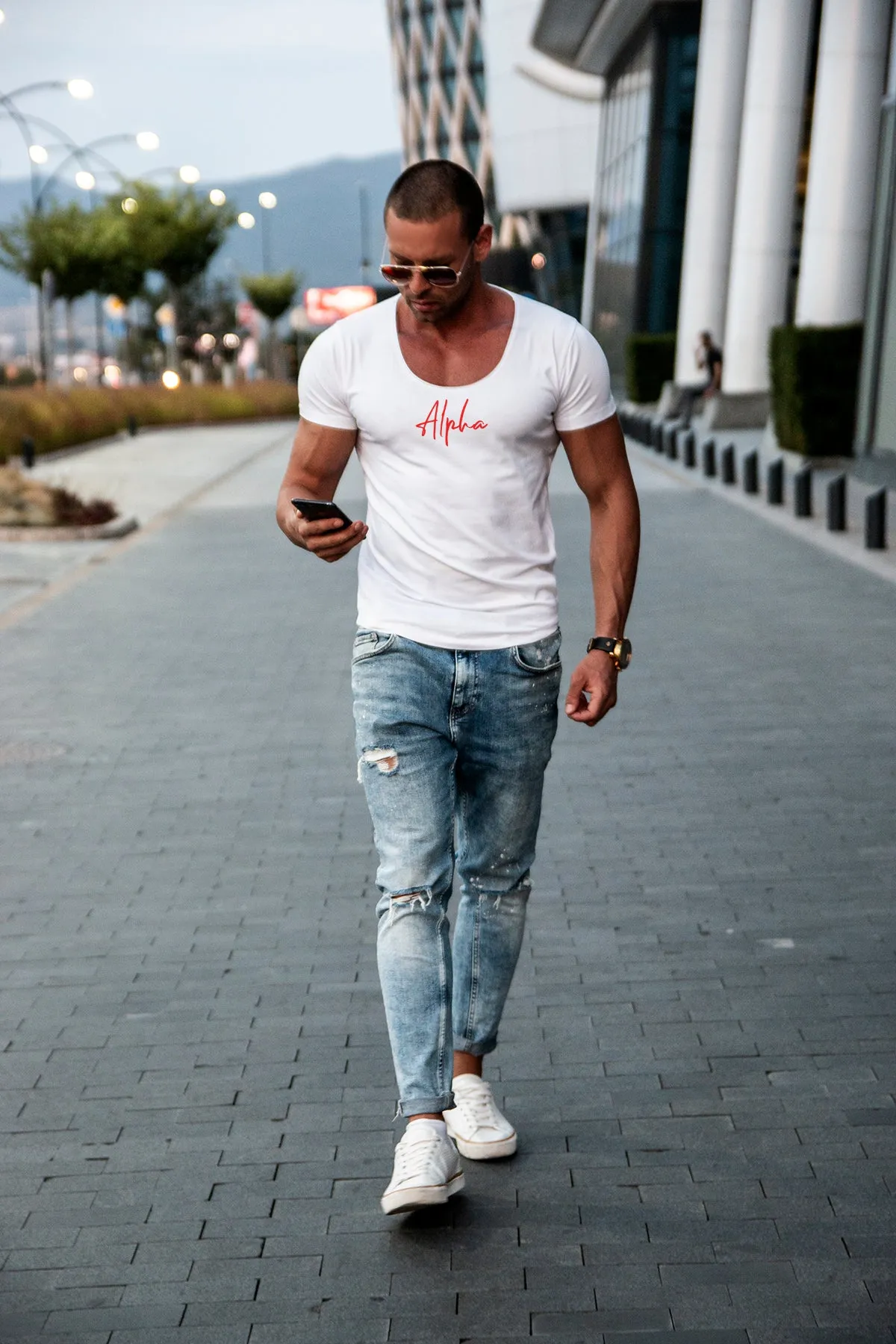 Mens T-shirt "Alpha" MD948