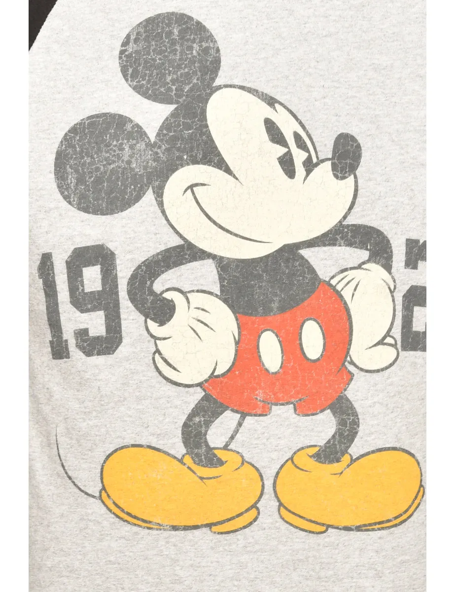 Micky Mouse Disney Cartoon T-shirt - S