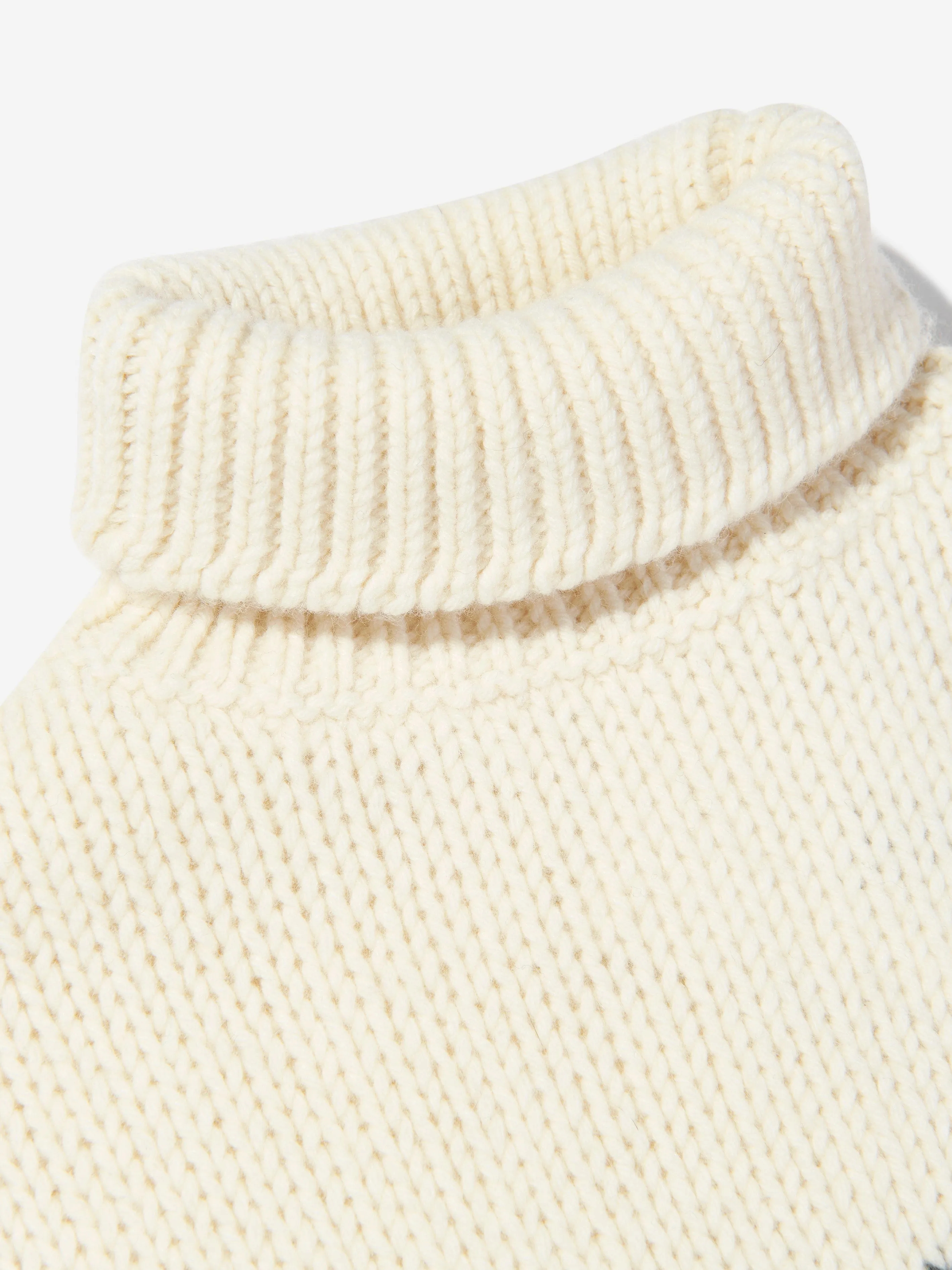 MM6 Maison Margiela Kids Logo Knitted Rollneck Jumper