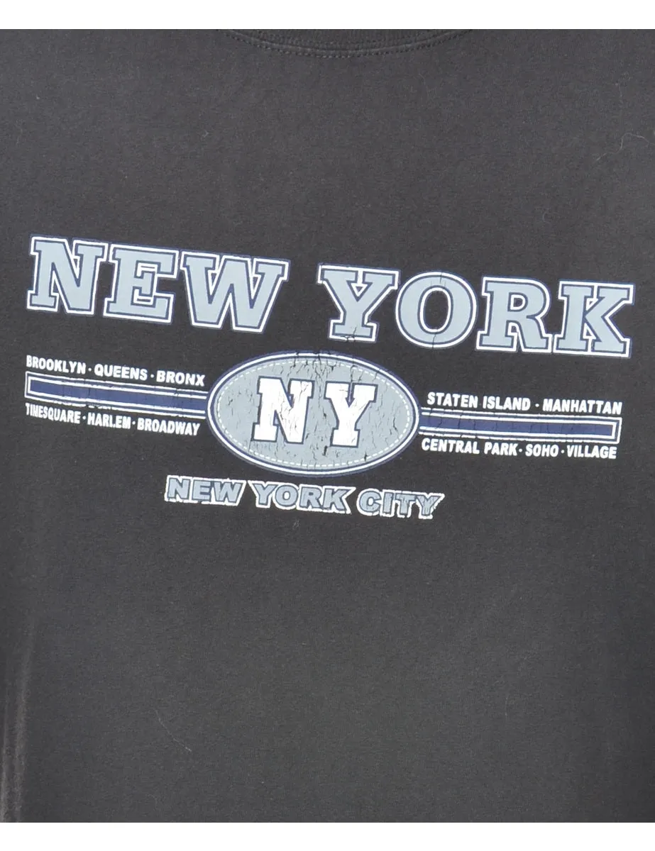 New York Printed T-shirt - XL