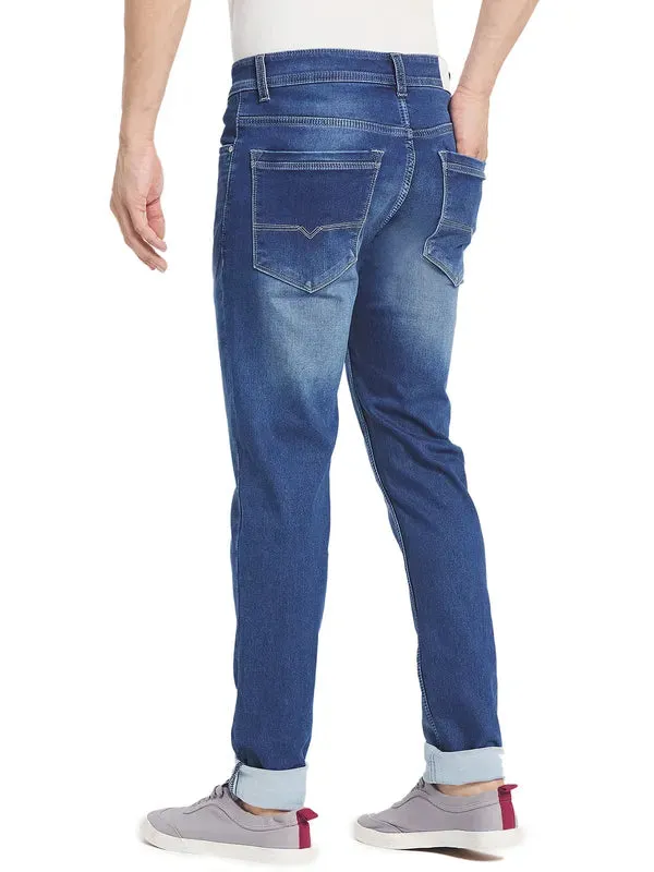 Octave Men Blue Light Fade Mid-Rise Jeans