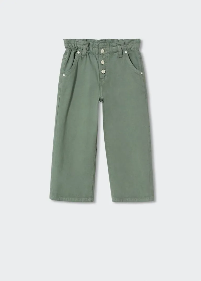 Paperbag culotte jeans