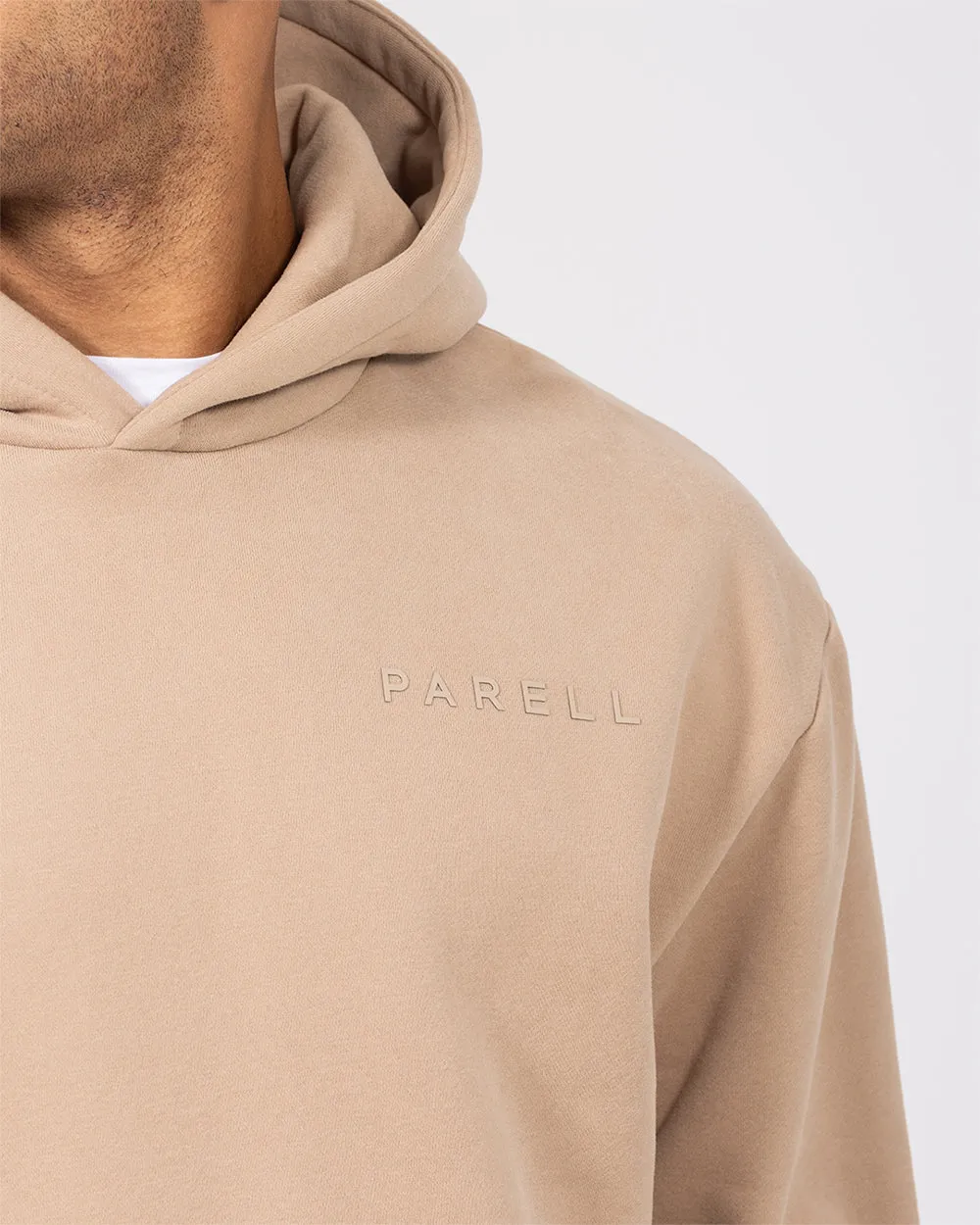 Parell Evolve Tall Oversized Pullover Hoodie (taupe)