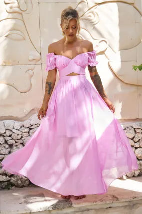 Perfect Storm Maxi Dress - Pink