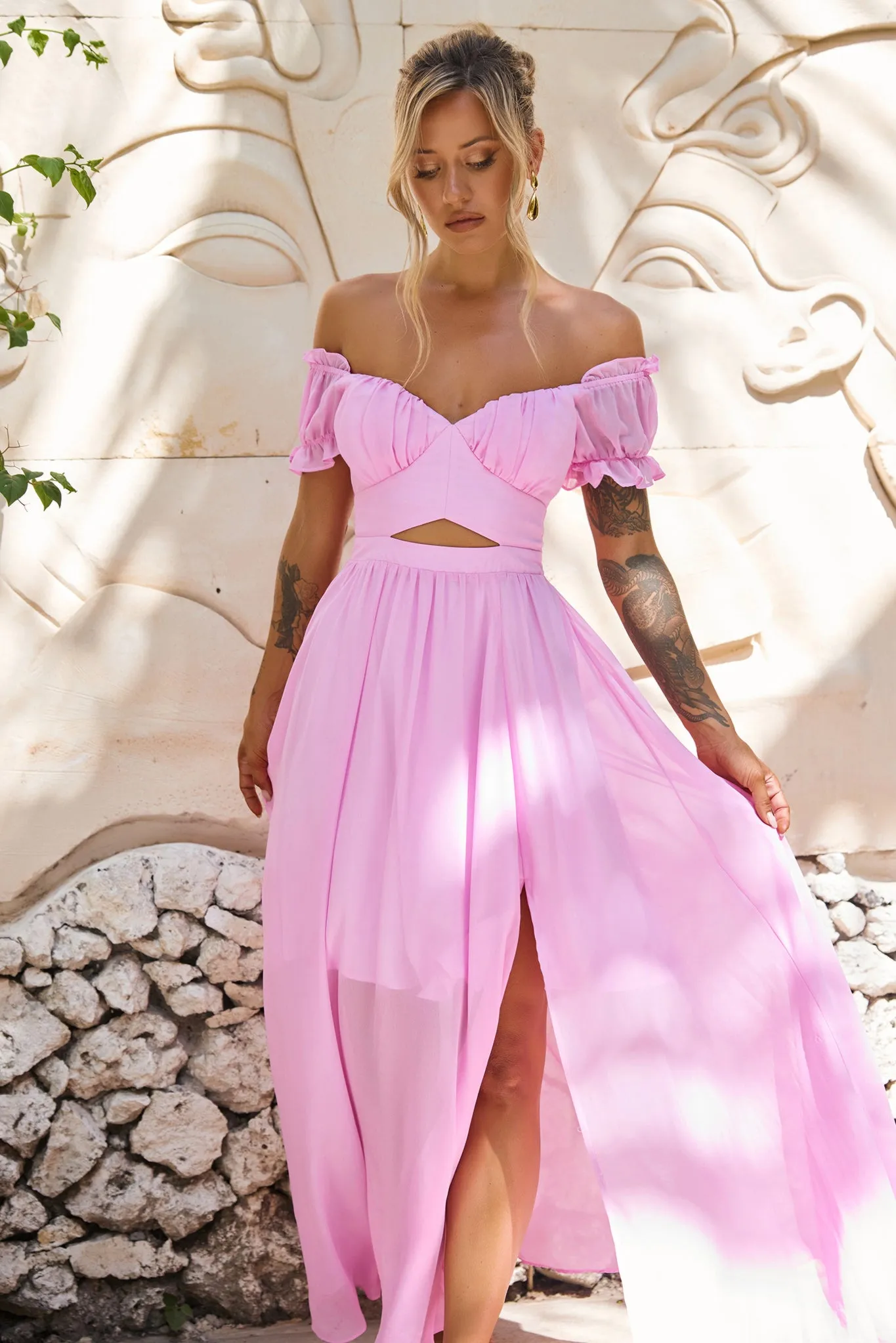 Perfect Storm Maxi Dress - Pink