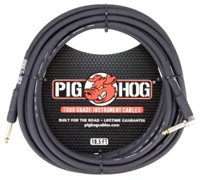 Pig Hog 18.5' (right angle to straight) Instrument Cable