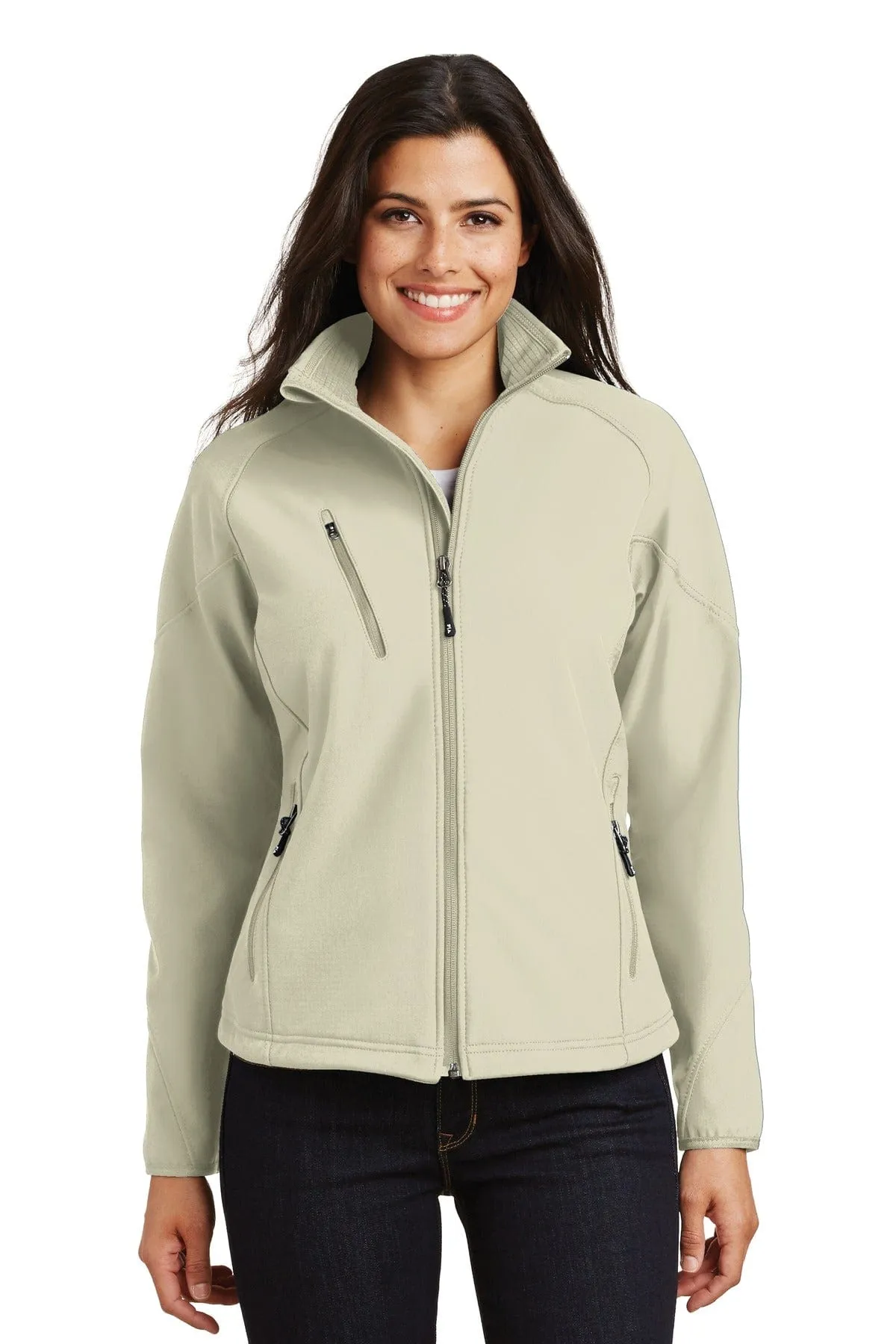 Port Authority ®  Ladies Textured Soft Shell Jacket. L705