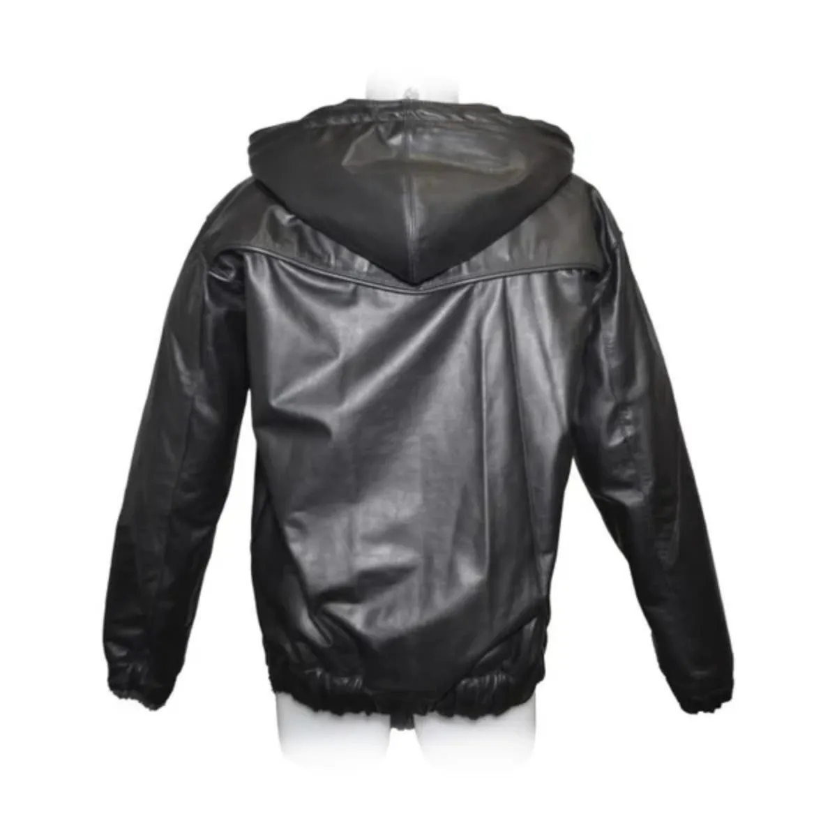 Prowler RED V Sports Leather Jacket Black