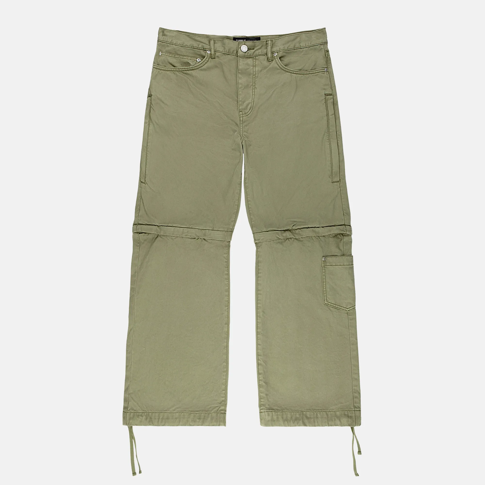 Purple Brand Green Woven 7 Pockets Pants