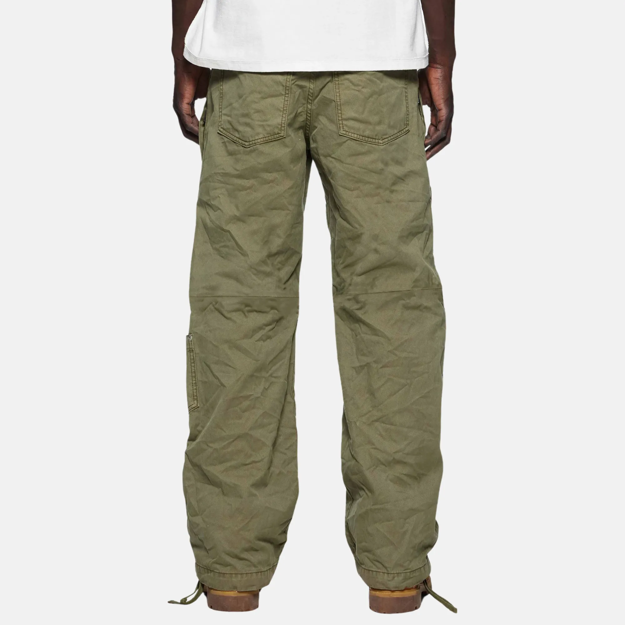 Purple Brand Green Woven 7 Pockets Pants