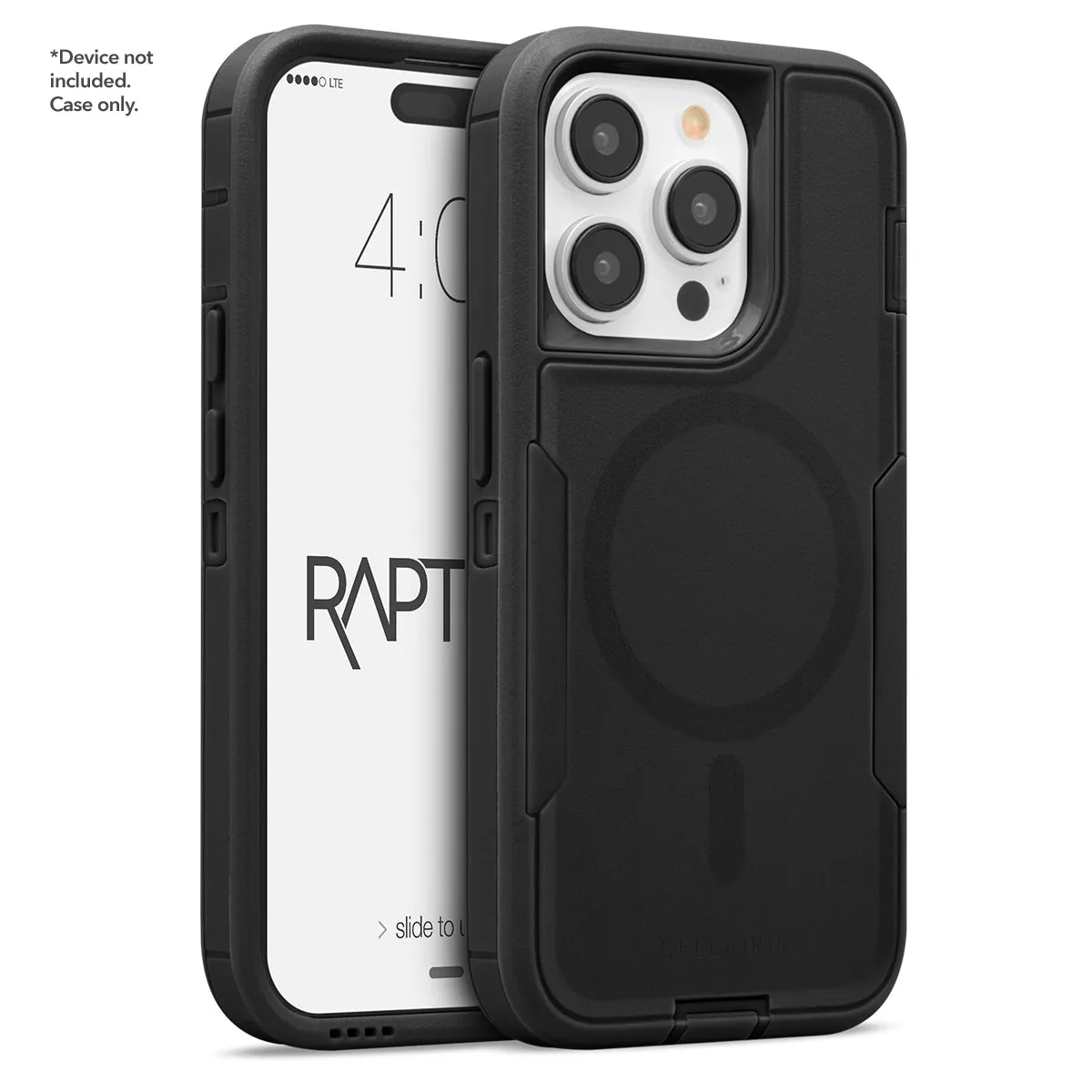 Rapture Rugged - iPhone 15 Pro Black w/ MagSafe Case