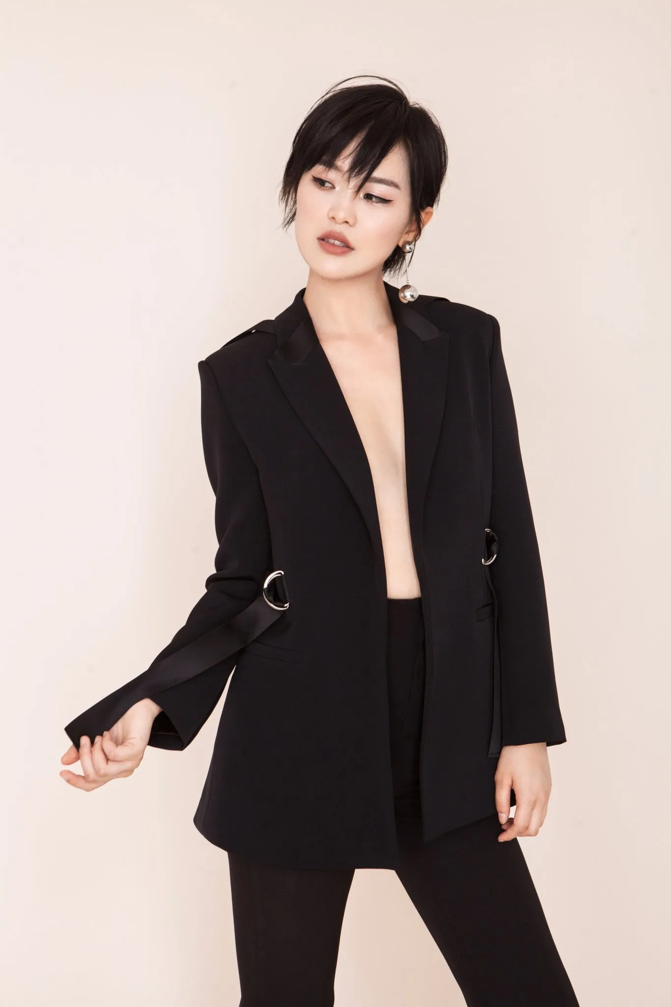 Ribbon Suit Jacket