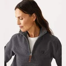 RM Williams Trickett Zip Neck Sweatshirt