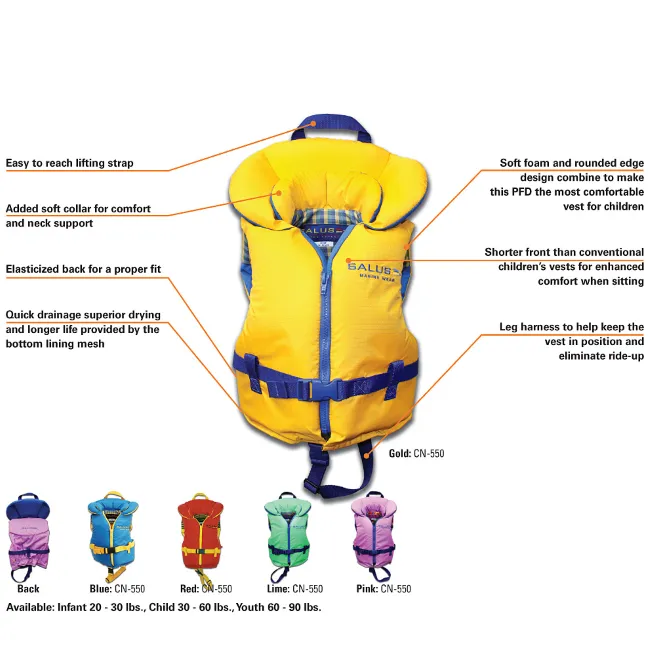 Salus Marine 60-90 lbs Nimbus PFD Vest