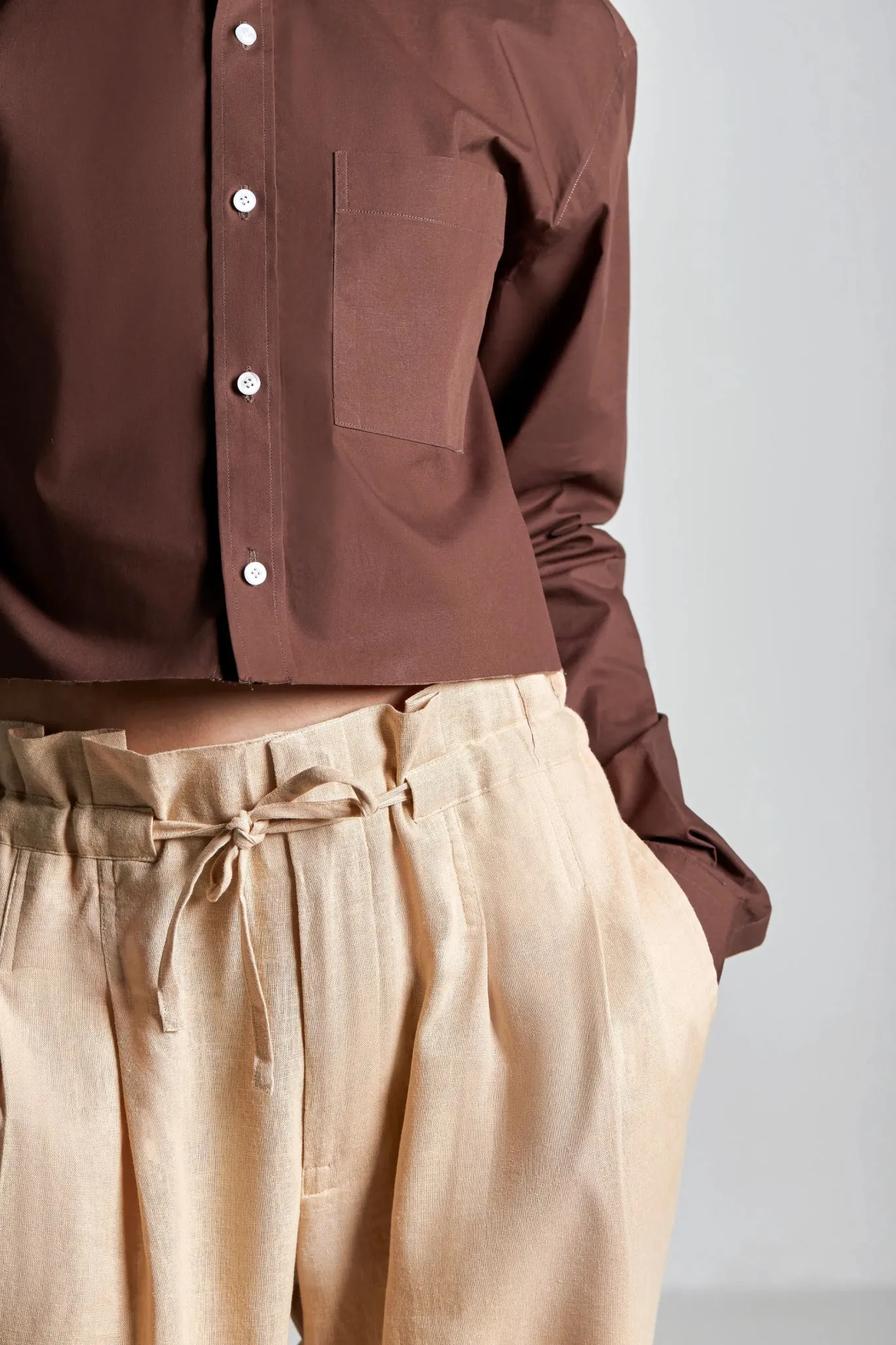 Sand Paperbag Pants