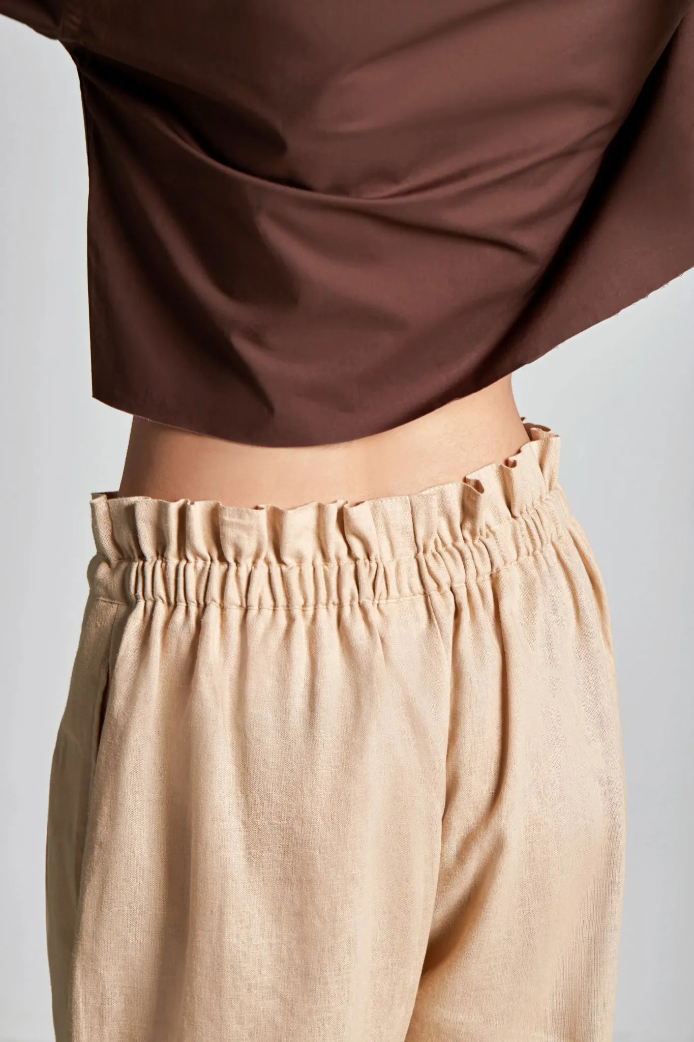 Sand Paperbag Pants