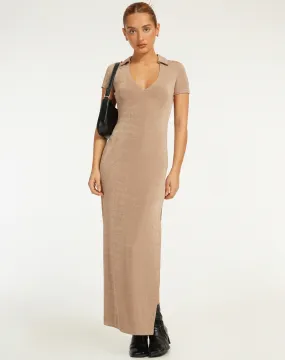 Savita Maxi Dress in Mink