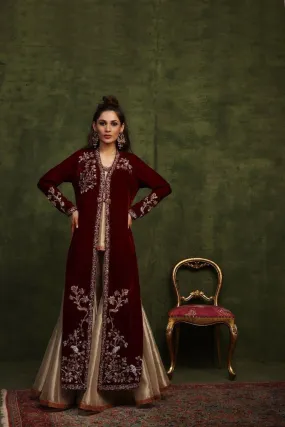 Shamaeel - CE-05 - Velvet & Tissue Silk - 3 Piece