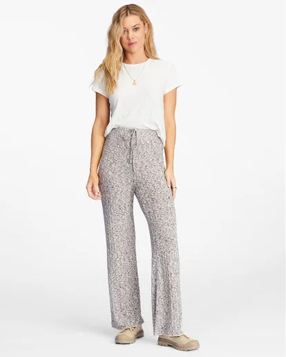 So Easy High-Waisted Wide-Leg Knit Pants