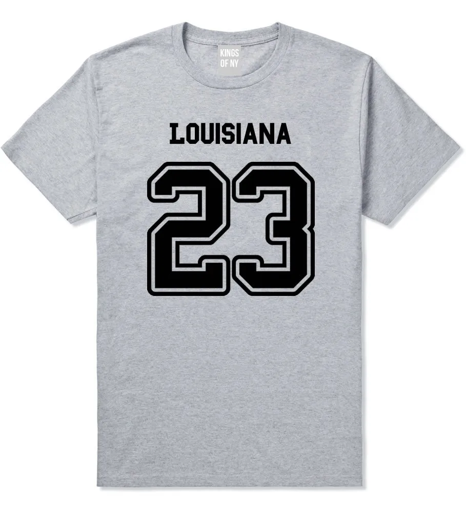 Sport Style Louisiana 23 Team State Jersey Mens T-Shirt