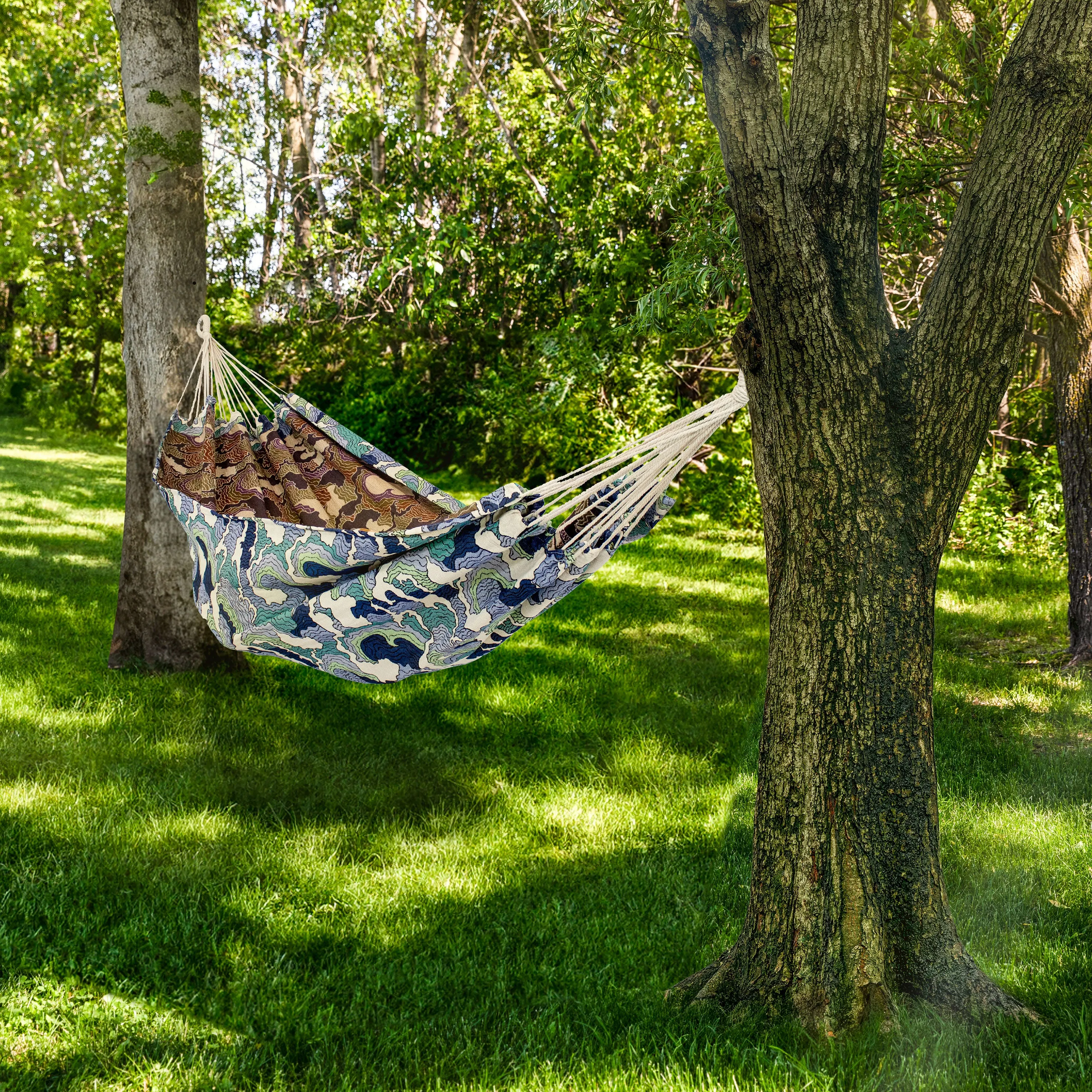 Sunnydaze Jacquard Double Outdoor Hammock