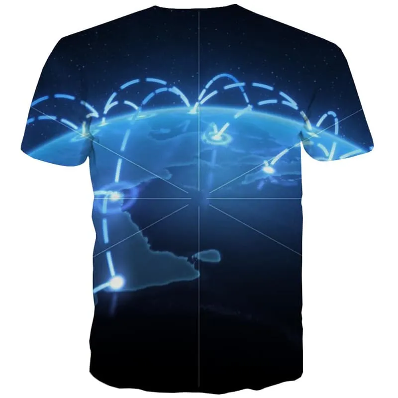 Technology T shirts Men Novel T-shirts Graphic Galaxy Tshirt Anime Street Tshirts Casual