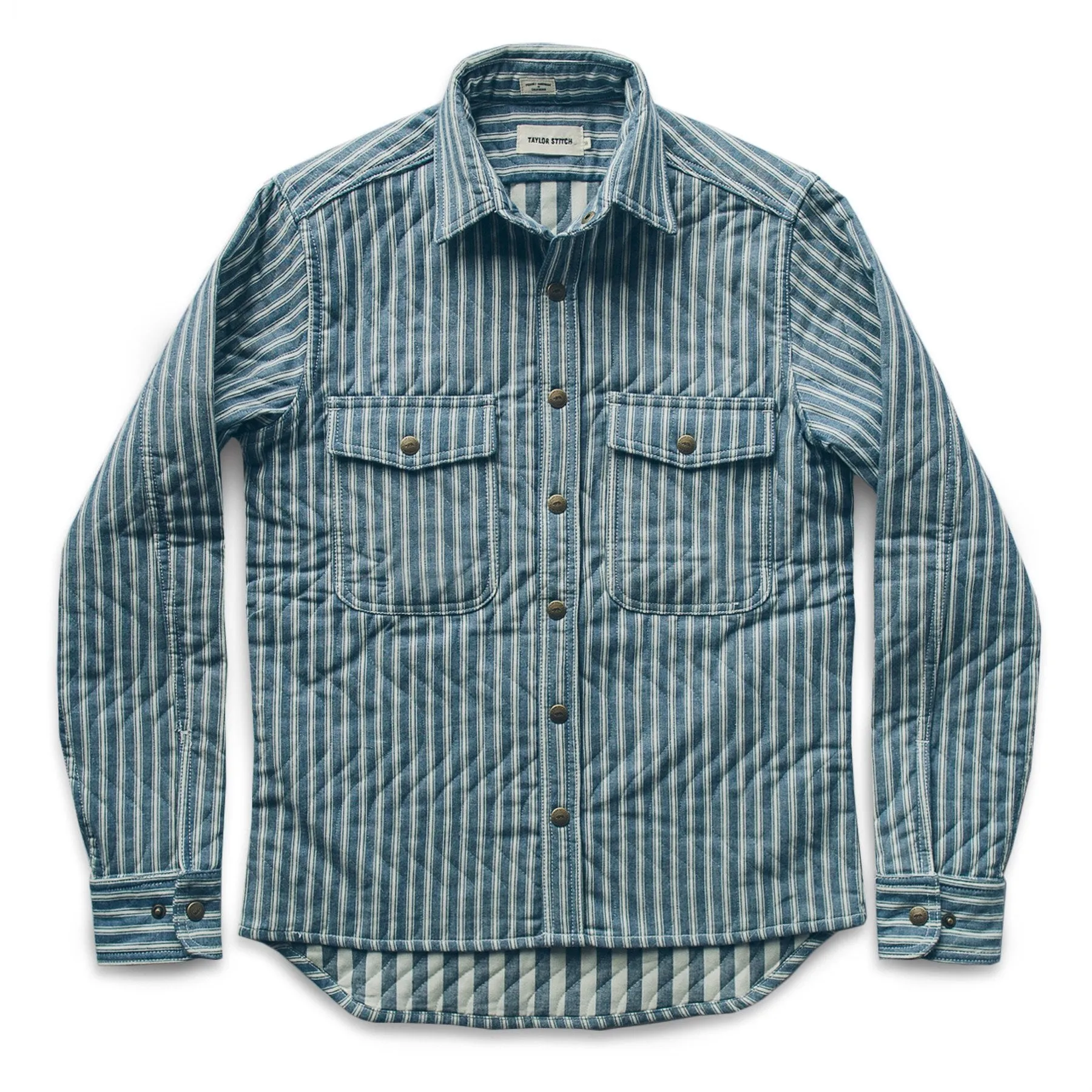 The Chore Jacket in Striped Chambray