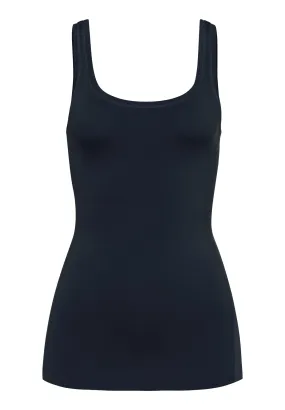 Touch Feeling Round Neck Tank Top | Midnight 71814-588