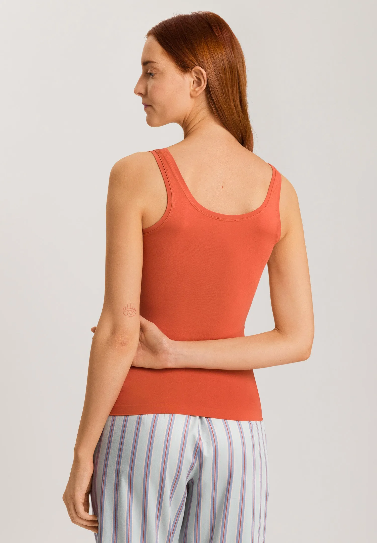 Touch Feeling Round Neck Tank Top | Ripe Apple 71814-2293