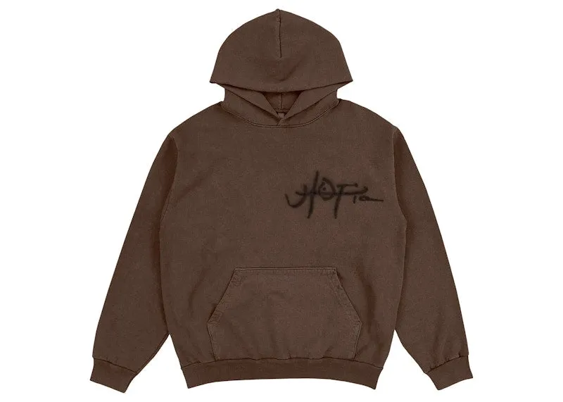 Travis Scott Utopia A2 Hooded Sweatshirt Brown