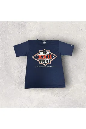 Vintage Logo 7 Super Bowl XXII 1987 Tee- M