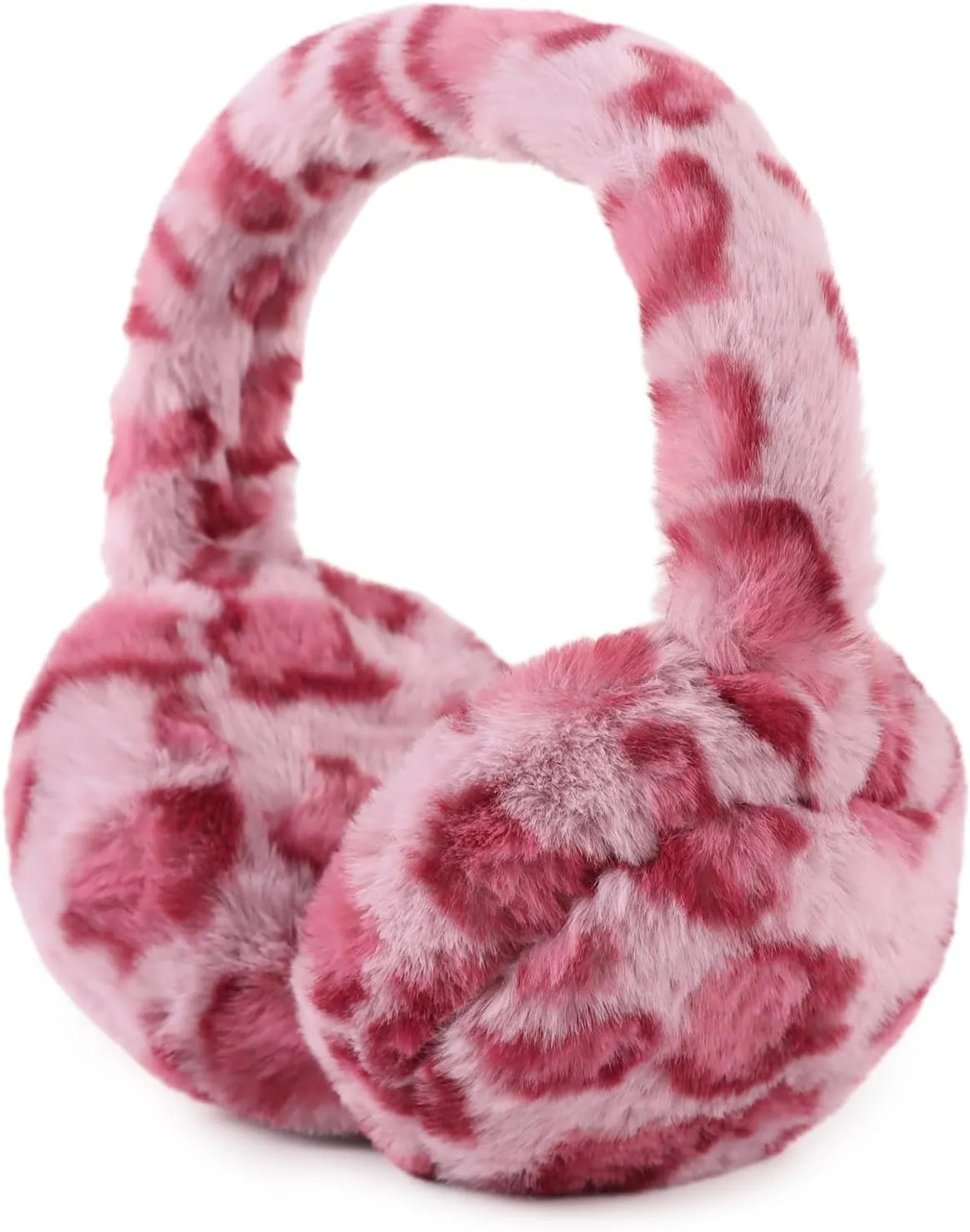 Yellow Foldable Faux Fur Winter Style Ear Muffs